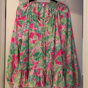 Lily Pulitzer Jungle Floral Top